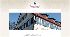 Desktop Screenshot of landhotel-hirsch.de
